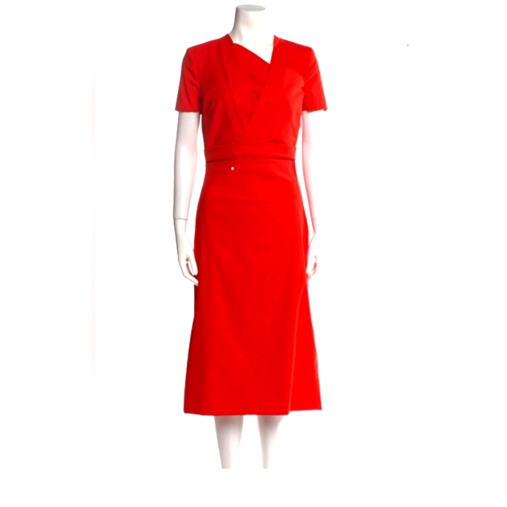 Preen by Thornton Bregazzi tailored tea length midi dress